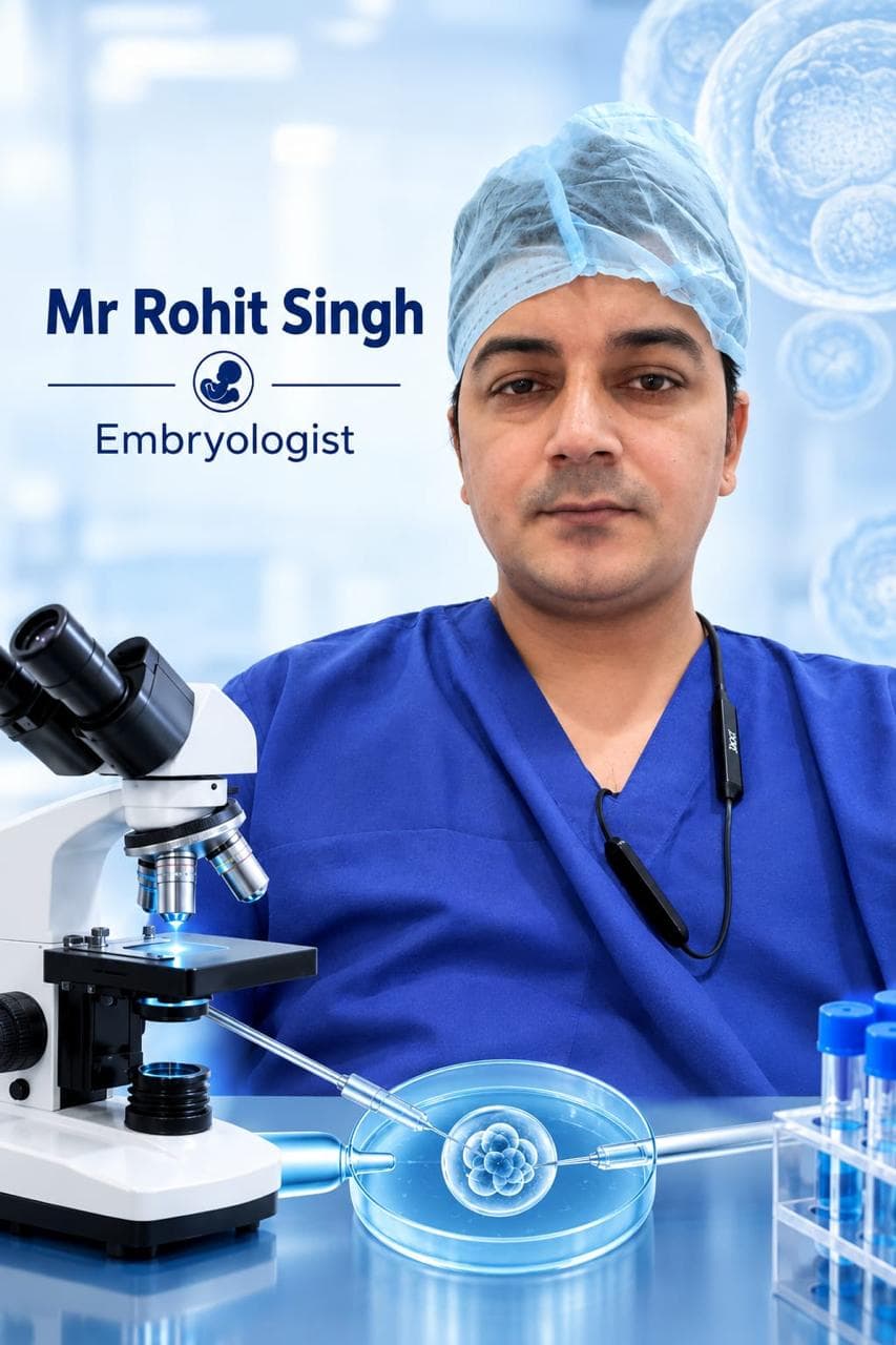 Mr. Rohit Singh, Embryologist at Srijan IVF Centre